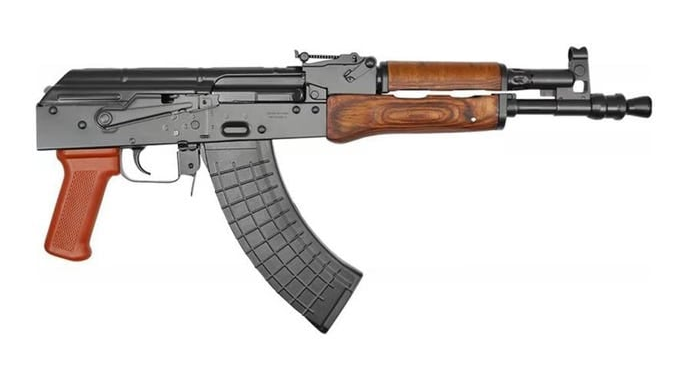 Pioneer Arms Hellpup Elite AK-47 Pistol 11.73" BBL 30 Rd. Optics Rail Black 7.62x39mm